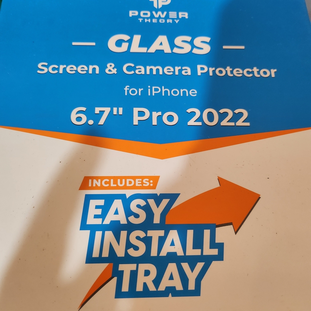 Power Theory Glass Screen Protector for iPhone 6.7" Pro 2022
